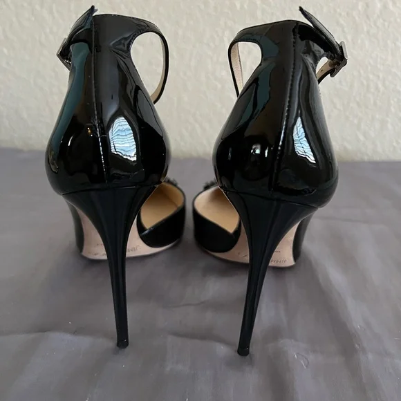 Jimmy Choo Lucy Mix Crystal D’Orsay Pumps Shoes 38.5 - Picture 8 of 15